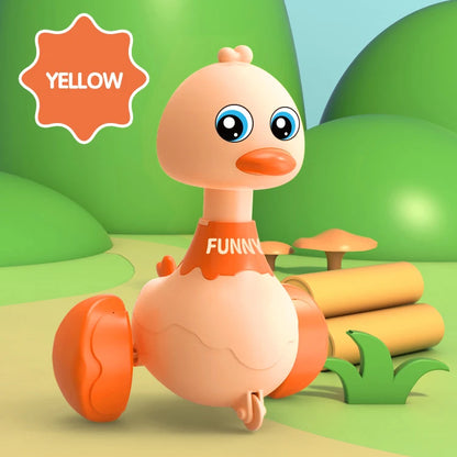Cartoon Swing Duck Pull-Back Toy Car
