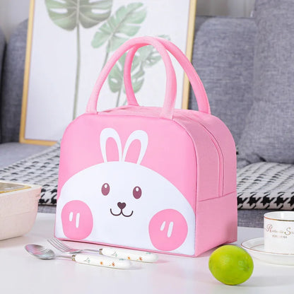 Cartoon Animals Thermal Lunch Bags