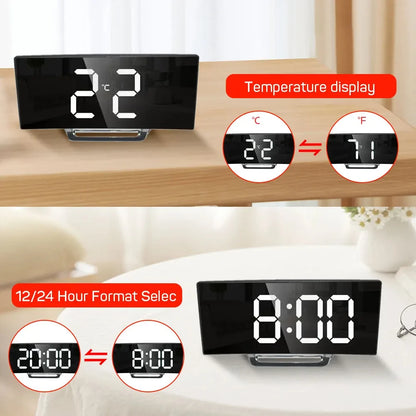 QuietTime™ Digital Mirror Clock