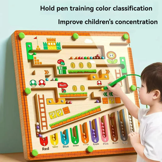 Magnetic Maze Puzzle Toy – Early Learning Game for Kids