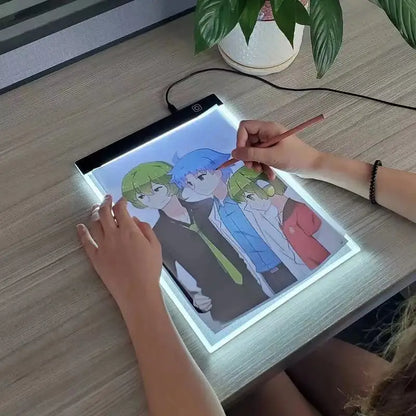 A5 LED Transparent Light Board – Sketching, Copying & DIY Drawing Pad