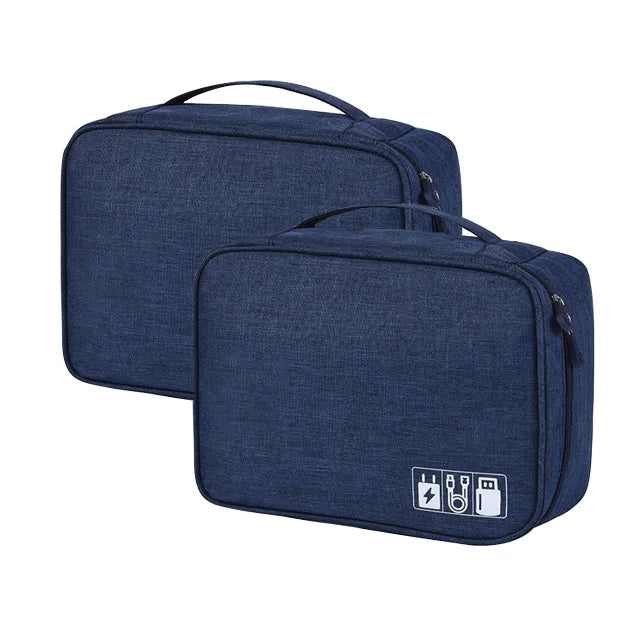 Waterproof Cable Organizer Bag – Travel Electronics Case