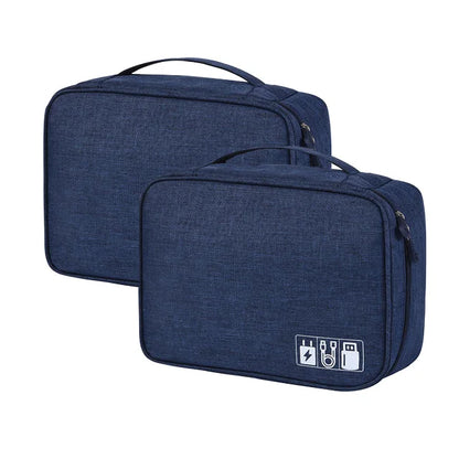Waterproof Cable Organizer Bag – Travel Electronics Case