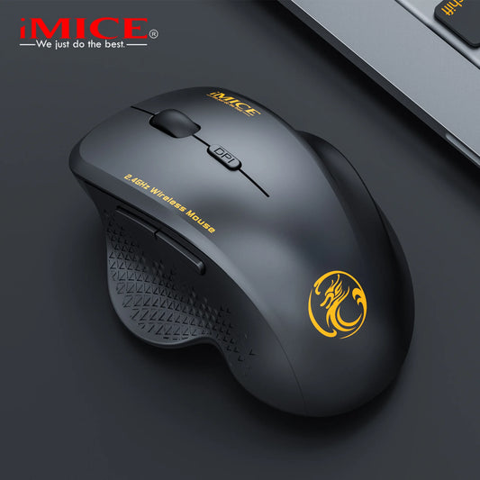 Wireless Mouse 2.4G – 1600DPI Ergonomic for PC & Laptop