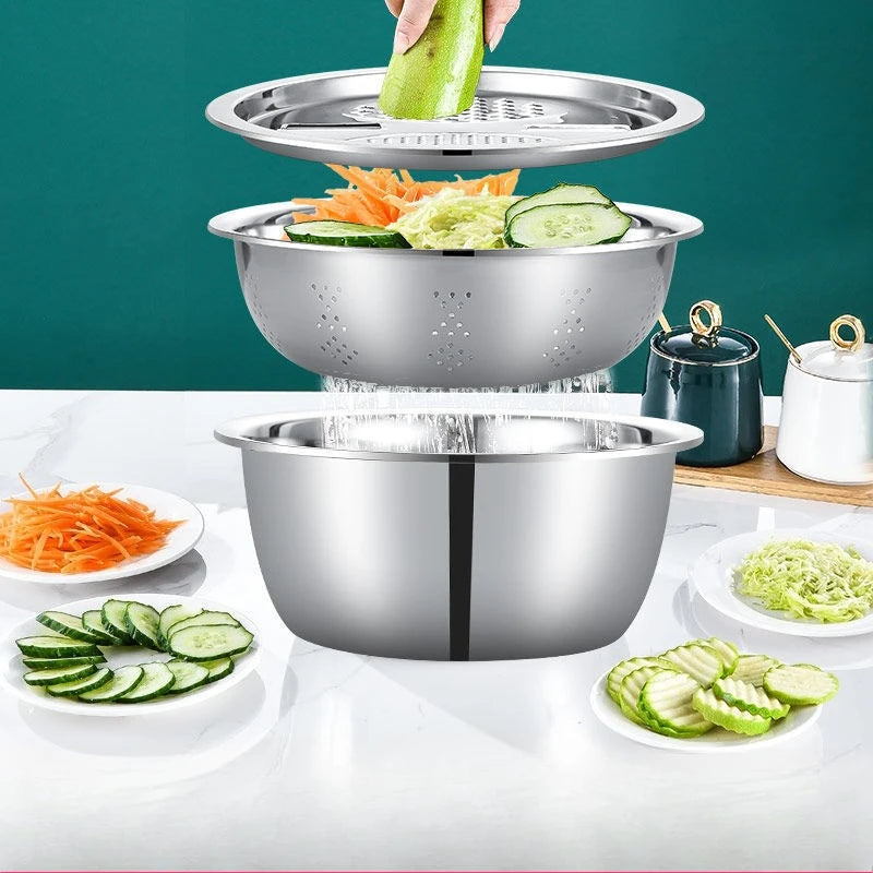 3PCS/1 Set Multifunctional Vegetable Slicer Set