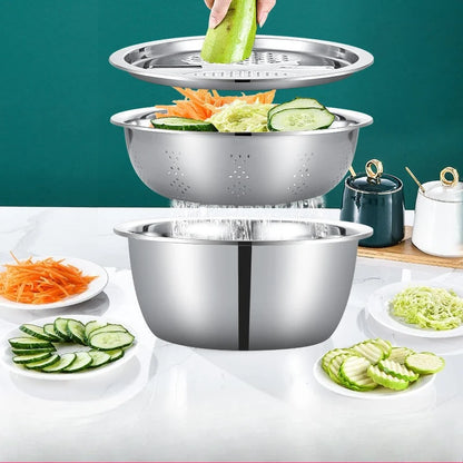 3PCS/1 Set Multifunctional Vegetable Slicer Set