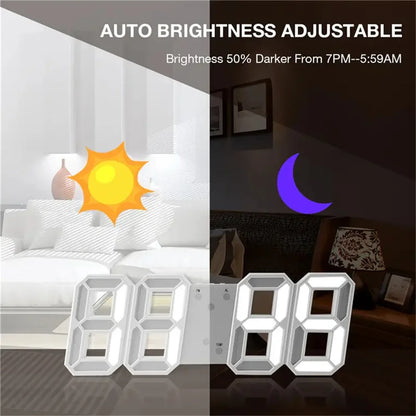 NeoTime™ 3D LED Wall Clock