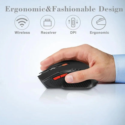 2.4G USB Wireless Mouse – Compact & Precise