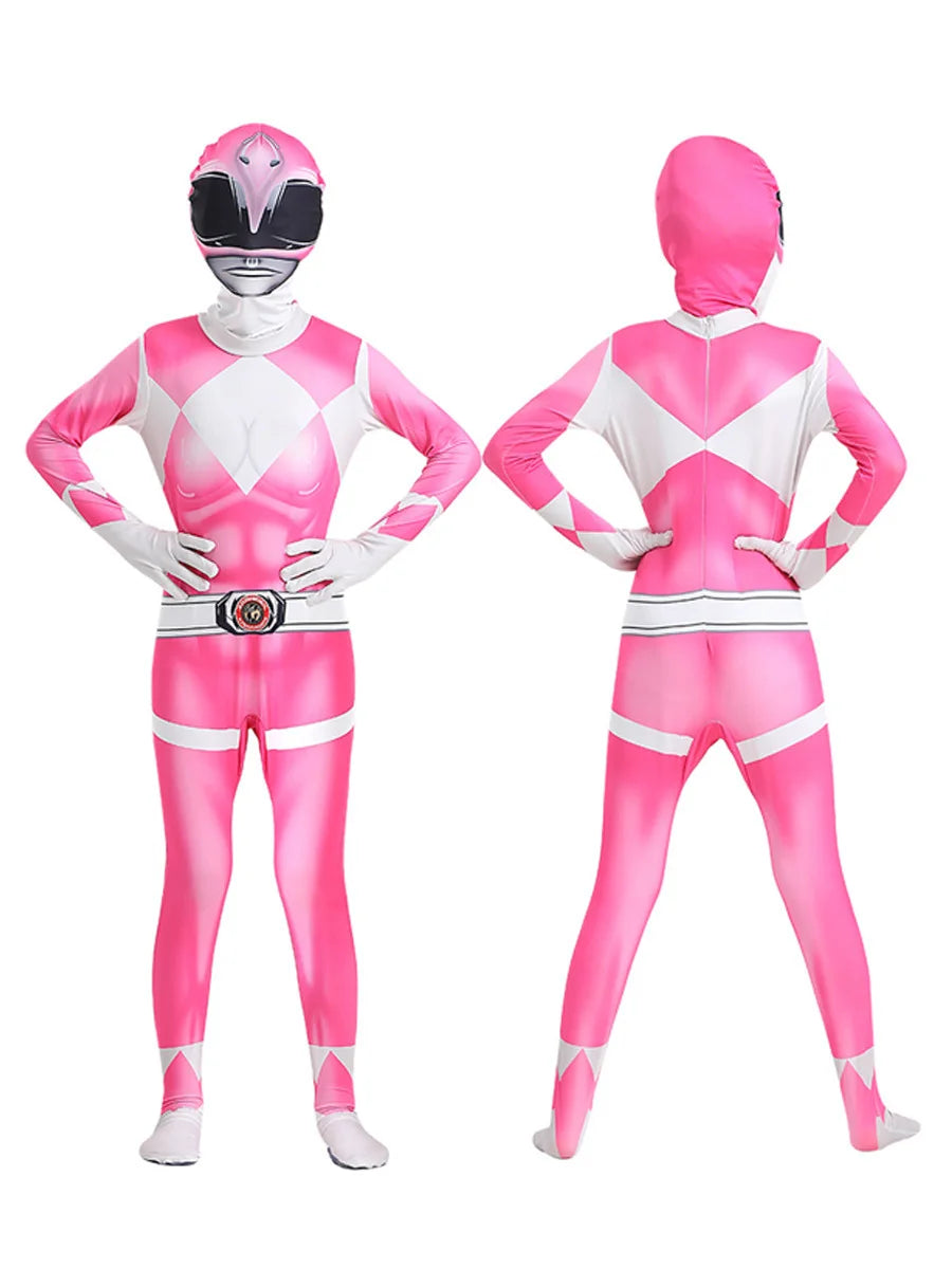 ⚡ Power Samurai Shinkenger Rangers Costume – Superhero Cosplay Jumpsuit