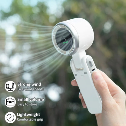 2025 Hanging Neck & Folding Desktop Mini Fan