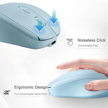 Rechargeable Bluetooth & 2.4G Wireless Mouse