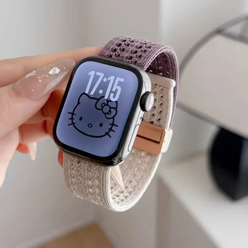 Braided Band For Apple Watch Strap
