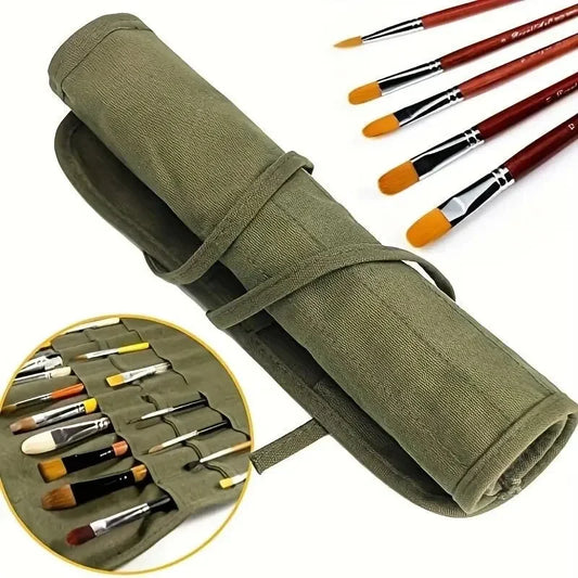 Canvas Brush Storage Roll
