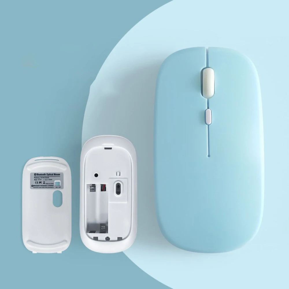 Silent Bluetooth Mouse – Macaron Style for iPad, Laptop, Tablet