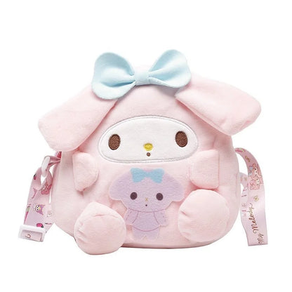 🖤 New Kuromi Plush Crossbody Bag – Cute Sanrio Summer Style