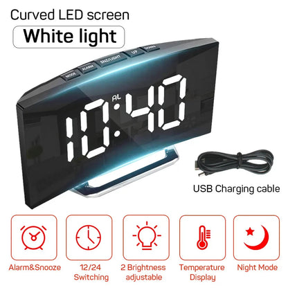QuietTime™ Digital Mirror Clock