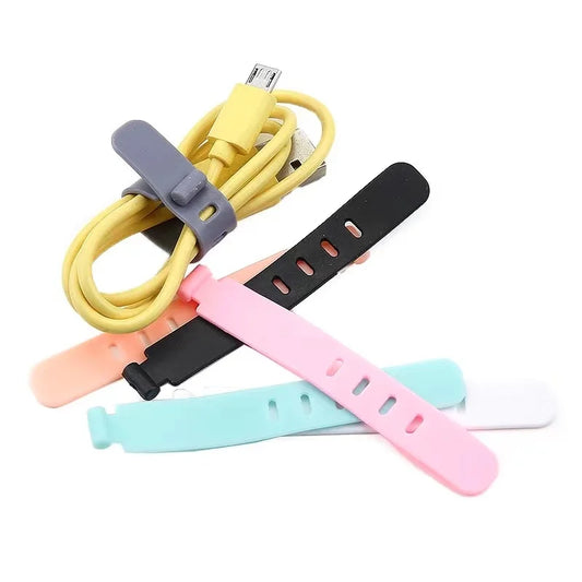 20PCS Silicone Cable Organizer Ties