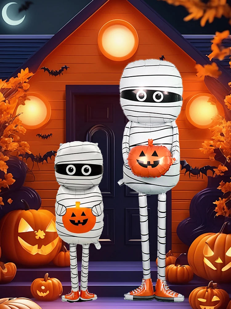 🎃 1pc Halloween Mummy Balloon – Spooky Cute Party Decoration
