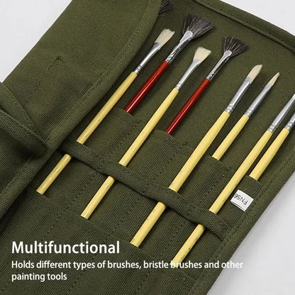 Canvas Brush Storage Roll