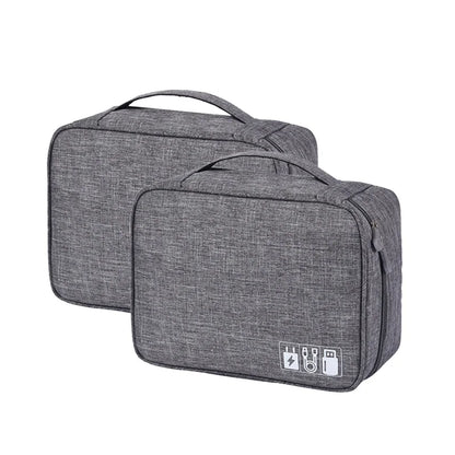 Waterproof Cable Organizer Bag – Travel Electronics Case