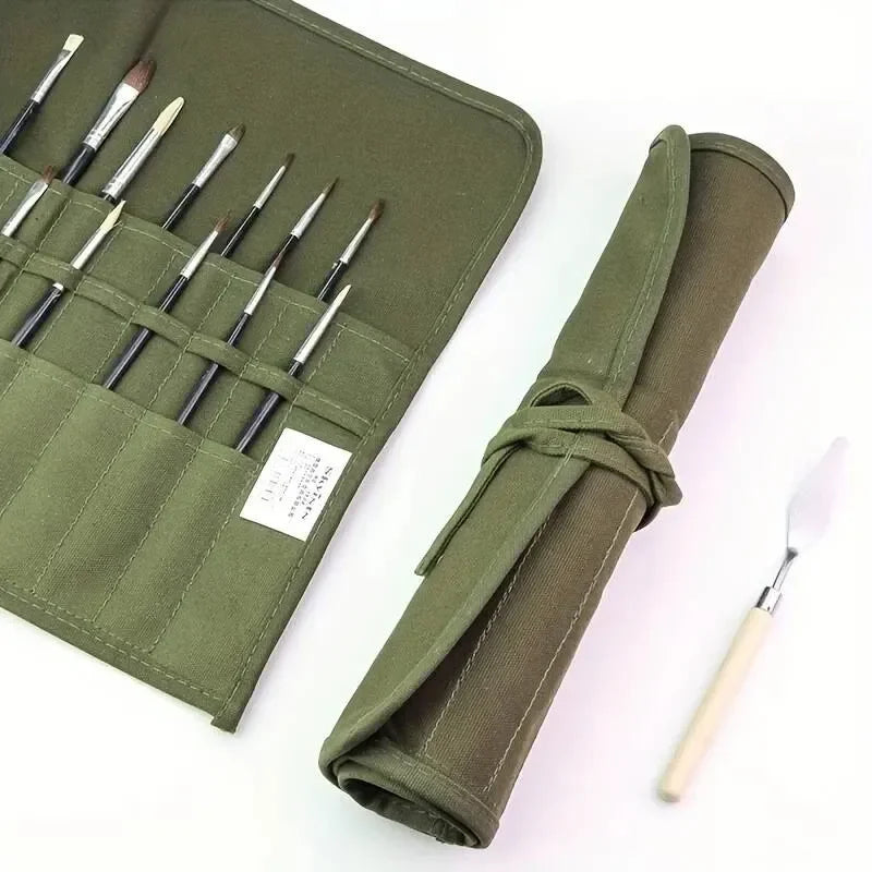 Canvas Brush Storage Roll