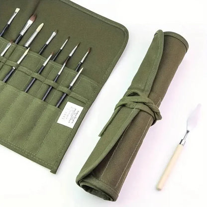 Canvas Brush Storage Roll