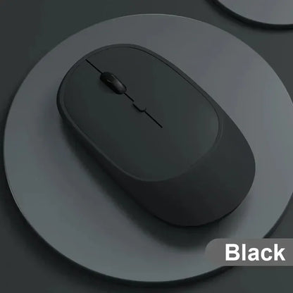 Dual Mode Mouse – Bluetooth + 2.4G, Silent & Rechargeable