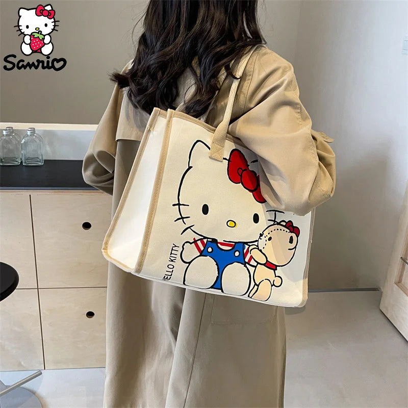 🎀 Hello Kitty Canvas Tote Bag