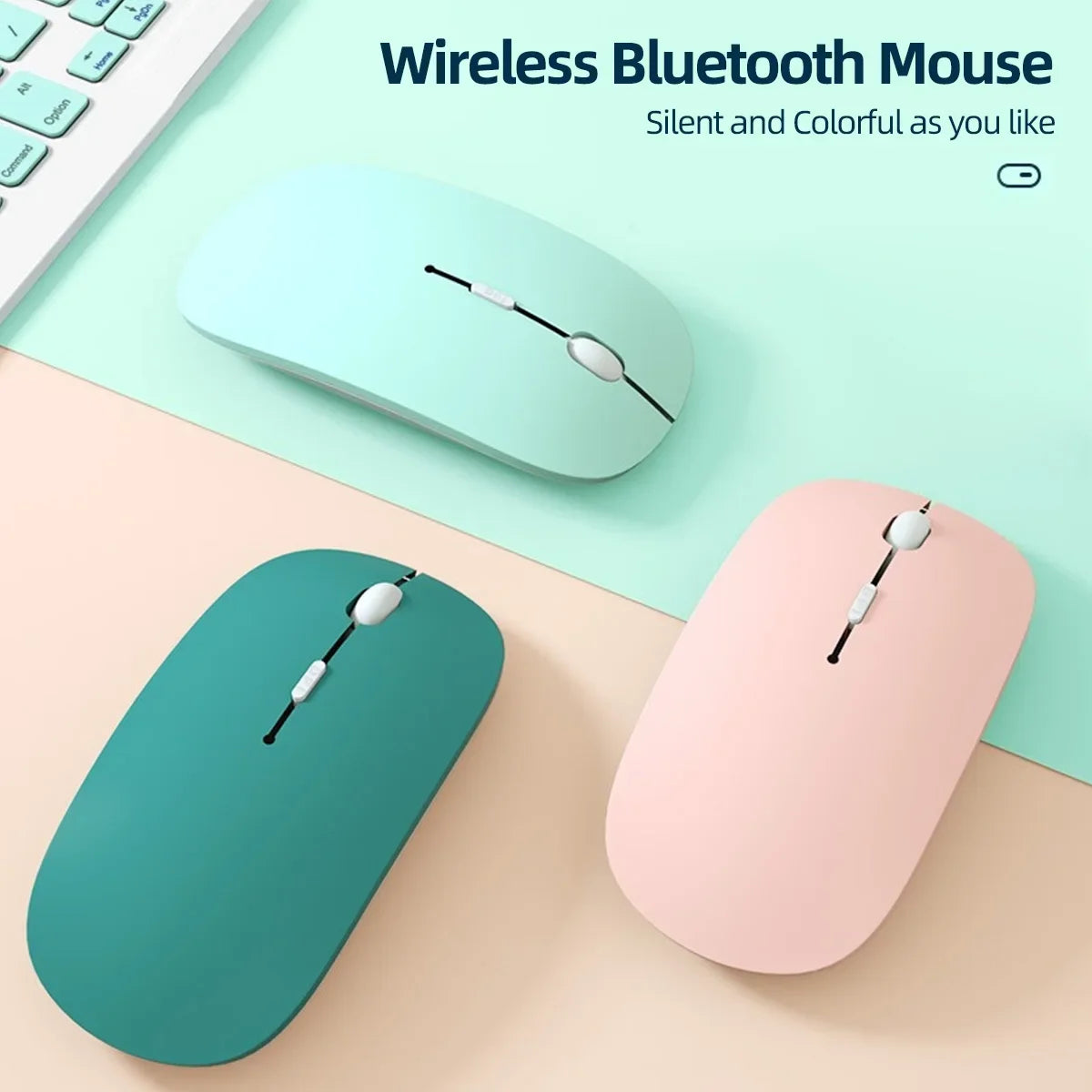Wireless Bluetooth Mouse – Ergonomic, Portable, Universal