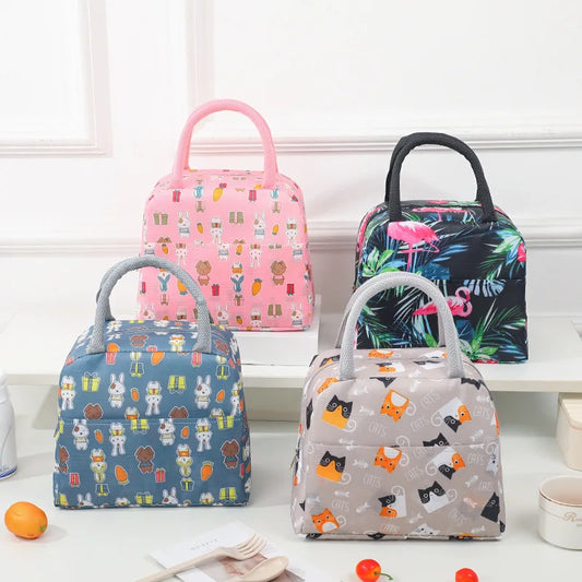 🧃 1PC Portable Thermal Lunch Bag