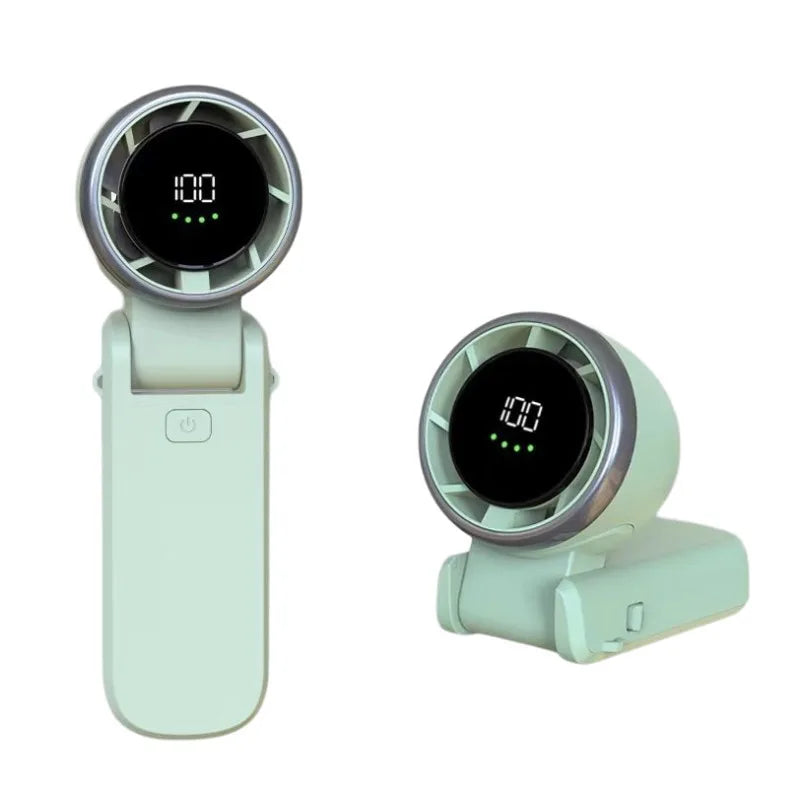 2025 Hanging Neck & Folding Desktop Mini Fan