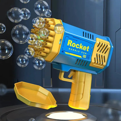 40-Hole Electric Bubble Gun – Handheld Rocket Launcher Toy for Kids
