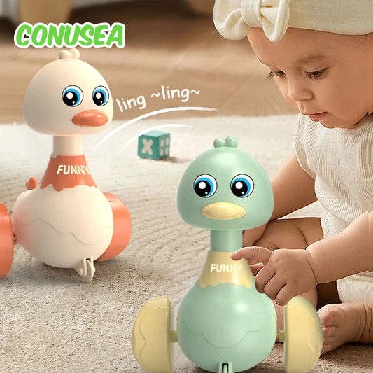 Cartoon Swing Duck Pull-Back Toy Car