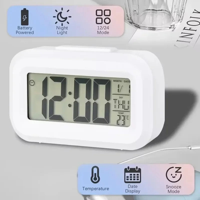 NeoDesk™ – LED Alarm & Calendar Clock