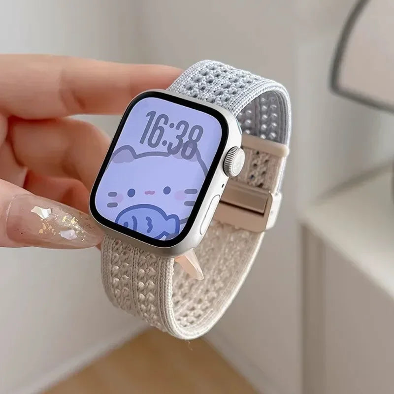 Braided Band For Apple Watch Strap