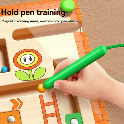 Magnetic Maze Puzzle Toy – Early Learning Game for Kids