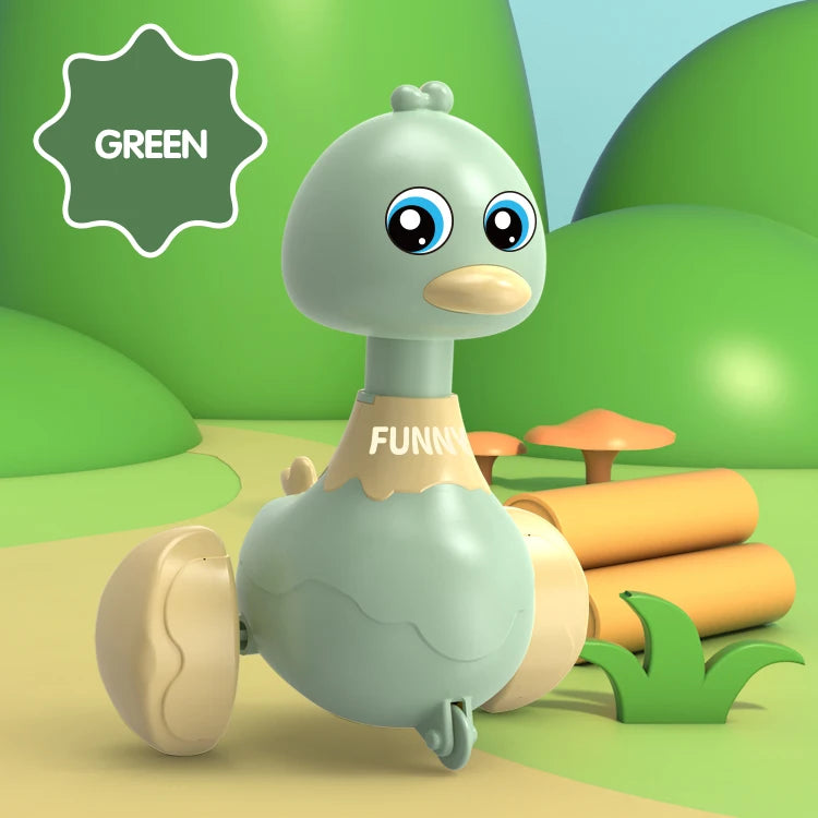 Cartoon Swing Duck Pull-Back Toy Car
