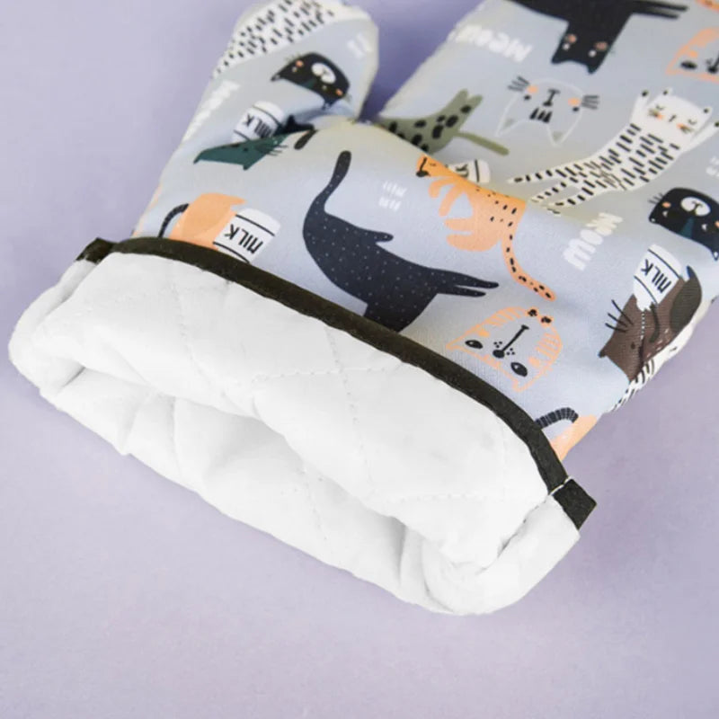 Heat-Resistant Oven Mitts – Non-Slip Kitchen Gloves