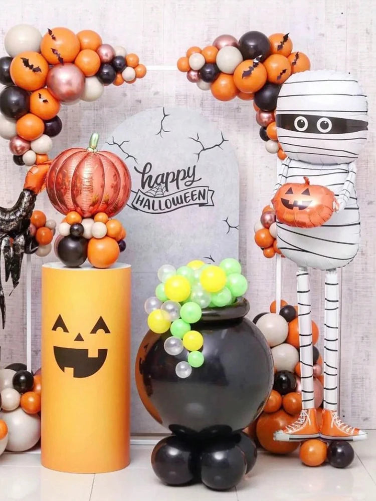 🎃 1pc Halloween Mummy Balloon – Spooky Cute Party Decoration