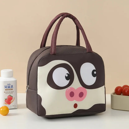 Cartoon Animals Thermal Lunch Bags