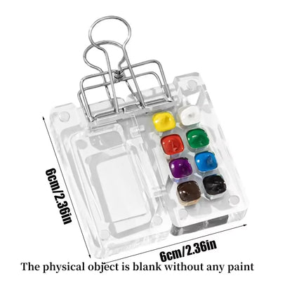 8/15 Grids Acrylic Watercolor Palette – Travel Paint Tray