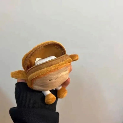 🍞 Cartoon Toast Bread Plush Coin Purse