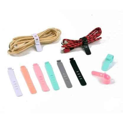20PCS Silicone Cable Organizer Ties
