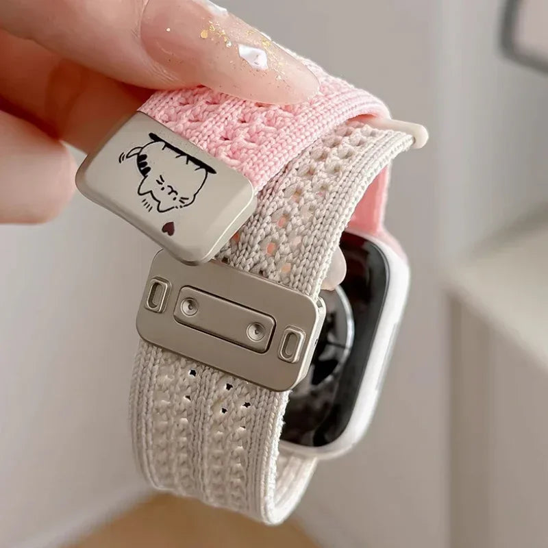 Braided Band For Apple Watch Strap