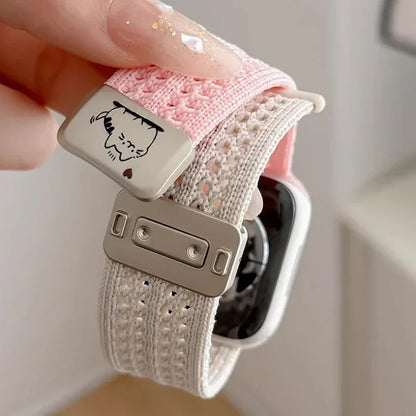 Braided Band For Apple Watch Strap