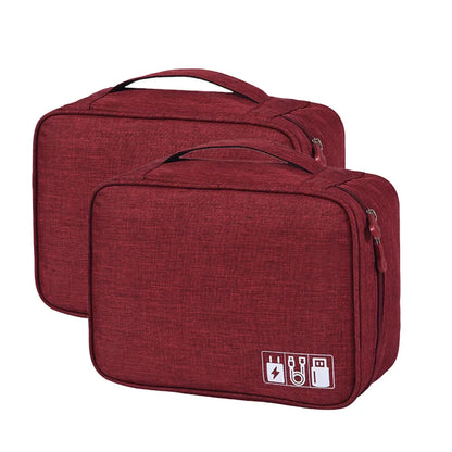 Waterproof Cable Organizer Bag – Travel Electronics Case