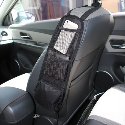 Backseat Car Organizer with Tablet Holder & Storage Pockets