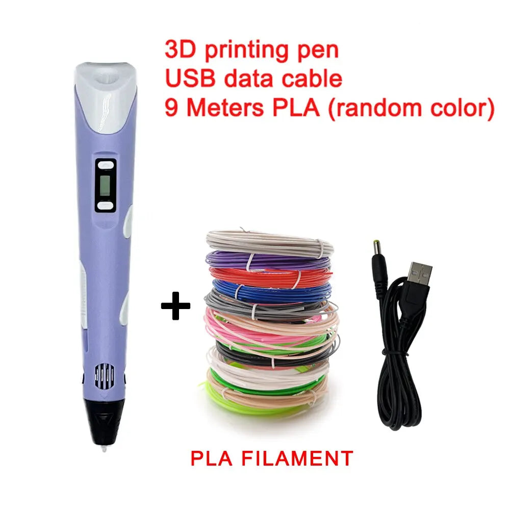 3D Printing Pen for Kids – DIY Drawing with PLA Filament