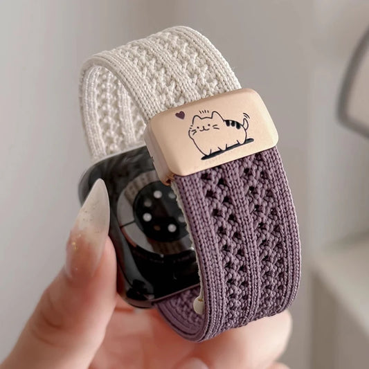 Braided Band For Apple Watch Strap