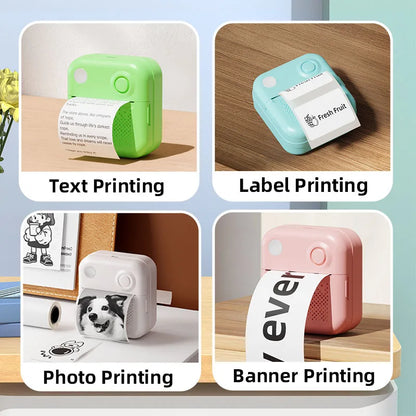 Mini Thermal Printer – Portable Sticker & Label Maker